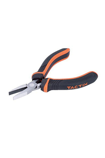 Tactix Non-Slip Ergonomic Handle Mini flat Nose Pliers 120 mm/4.75 Inch
