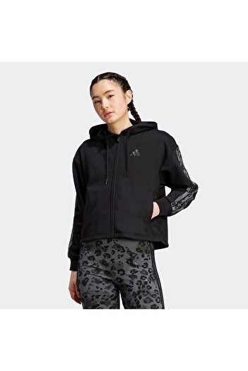 adidas Women's sweatshirt W AOP FT FZ - JM1862