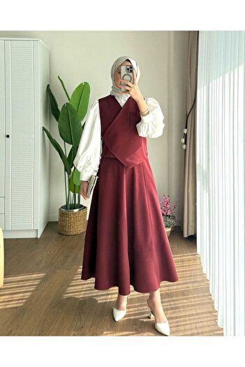 Fi-MA Asymmetrical Pocket Skirt Vest Suit