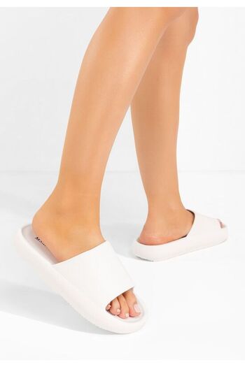 B T Shoes Jomya V3 women's beach slippers white