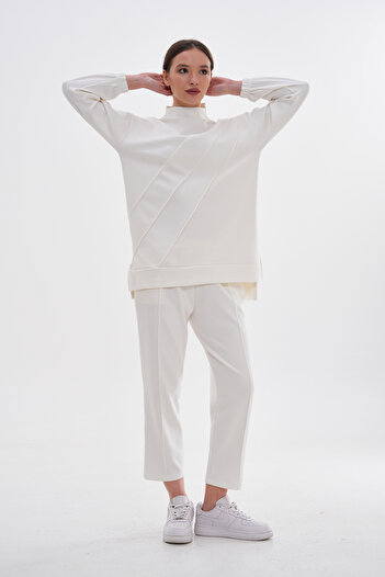 Marvella By Rasha Cotton Training Suit with High Neck