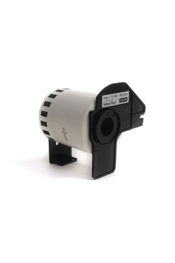 JetWorld Etichete de schimb Brother DK negru pe galben 62 mm * 15,24 m DK22606, DK-22606, DK22.206