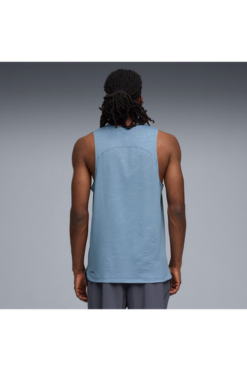 Puma Cloudspun Emboss Tank Men's Blue Training Tank