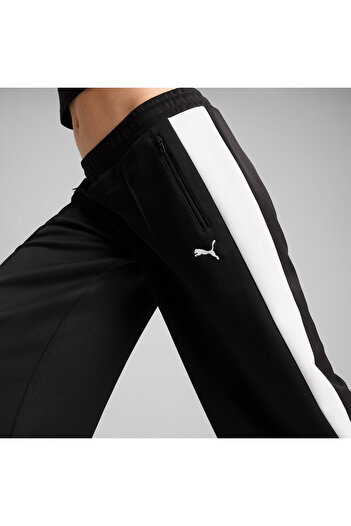 Puma T7 Low Rise Track Kadın Siyah Eşofman Altı