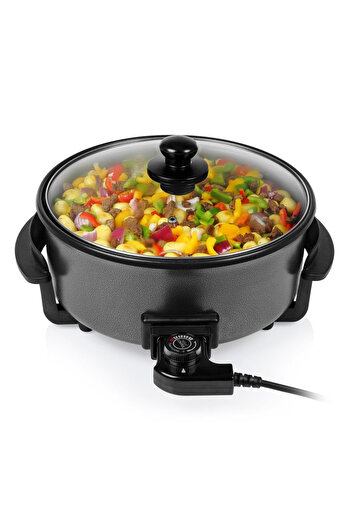 Tristar | Wielofunkcyjna patelnia grillowa XL | PZ-9135 | Średnica 30 cm | Grill | 1500 W
