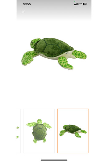 Toys Peluş caretta kaplumbağa