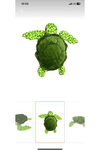 Toys Peluş caretta kaplumbağa