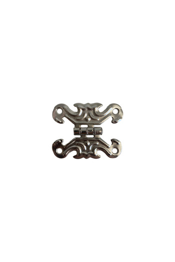 DSYapıAksesuar Butterfly Backgammon Hinge Furniture Box Hinge (Silver) (4 Pcs) (Width: 3cm Length: 2cm)