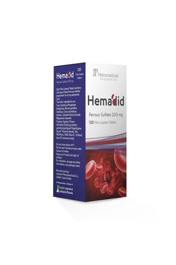 JAMJOOM PHARMA Jp Hemadid 200Mg Caps 120S
