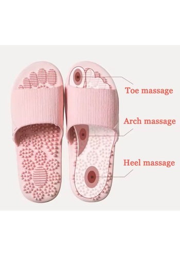 Modares Store Reflex Foot Massage Slippers Size 36-38 Pink