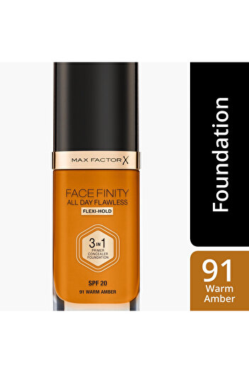 Max Factor ماكس فاكتور فيس فينيتي أول داي فلوليس 3 في 1 كريم أساس - 30 مل