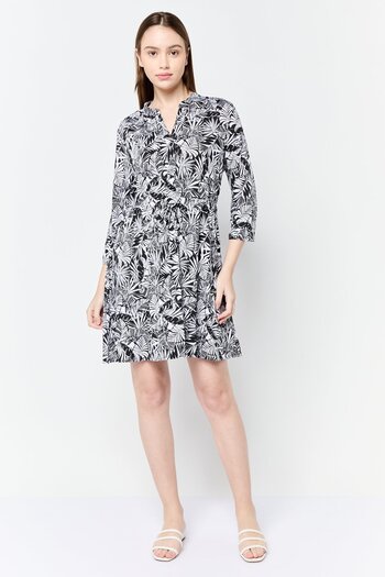 Robert Louis Stevenson Women Allover Print Mini Dress, Multicolor