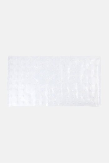 Bath Bliss Textured Non-Slip Bath Mat, Transparent