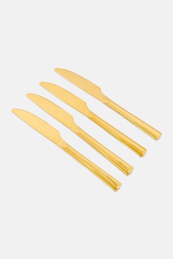 RAW Crafted Concept 4 Pieces Stainless Knife 22,5 cm, Gold