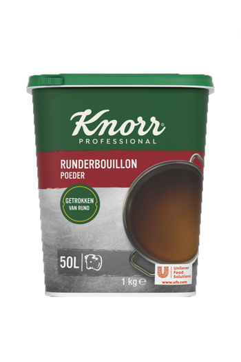 Knorr Professional – Powdered food base for beef dishes 1kg, 50l
