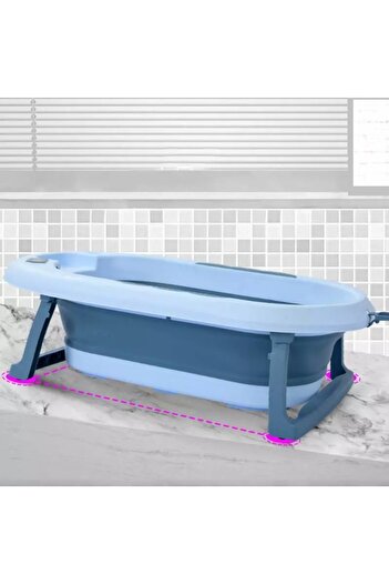Little Mom Little Mom foldable bathtub with built-in thermometer 40 L Green