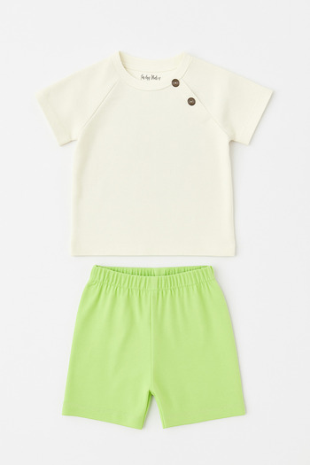 For My Baby T-Shirt Shorts 2 Piece Set