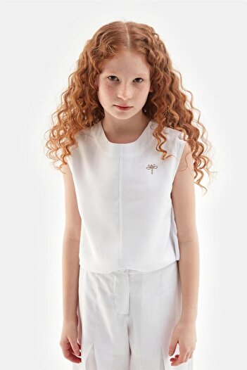 Tyess Girl White Blouse