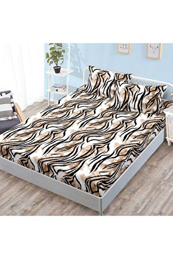 Patul Bed cover with elastic + 2 pillowcases, Pucioasa, Double bed 180x200