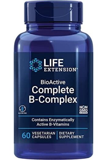 Life Extension BioActive Complete B-Complex, 60 Vegan Capsules
