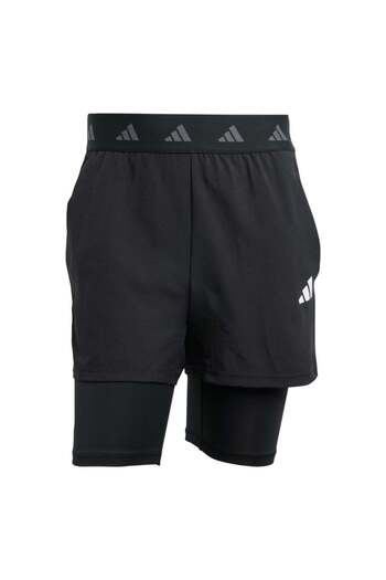 adidas Ανδρικό μαύρο σορτς Gym 2in1 Short Je5665