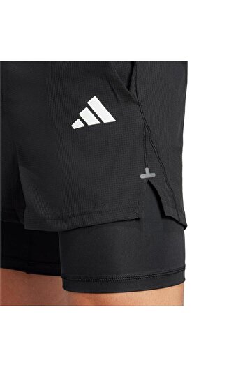 adidas Gym 2in1 Short Je5665 Erkek Siyah Şort