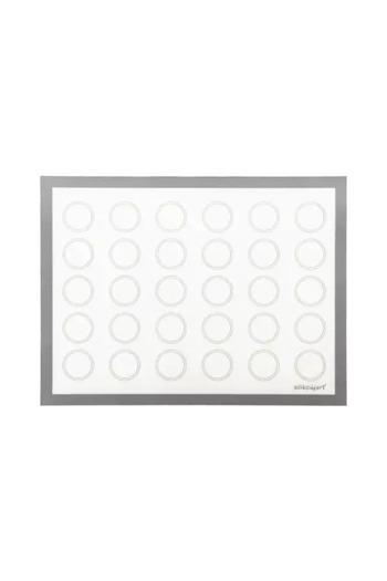 silikomart Non-stick silicone and fiberglass mat for macarons, 40x30 cm
