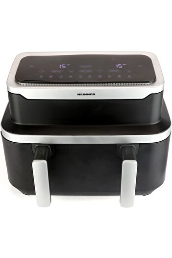 Heinner Friteuză cu aer dublu match&sinc HAF-DDB9BK26, 2600W, 9L, Negru
