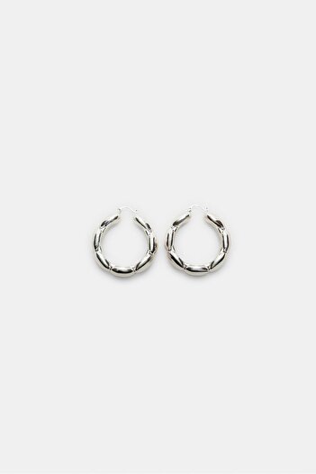 Stradivarius Voluminous hoop earrings