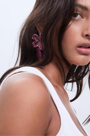 Stradivarius Çiçek Küpe