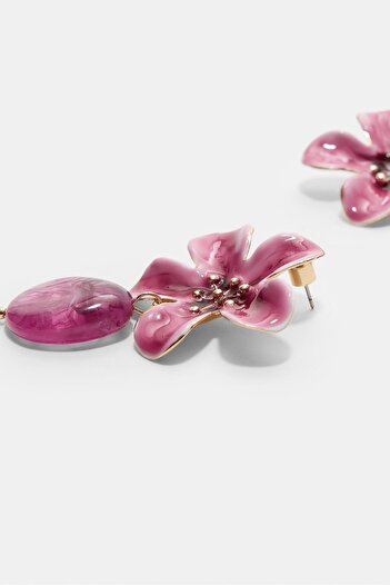 Stradivarius Çiçek Küpe