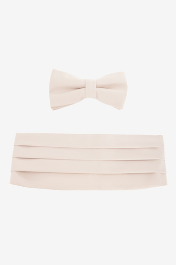 ALTINYILDIZ CLASSICS Men's Beige Bow Tie-Girdle Set