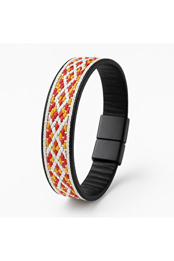 Bittox New Season Stylish and Modern Men's Leather Bracelet - Suitable for Daily and Special Use