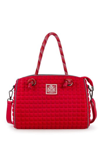Bilik Deri Scuba Red Women's Handbag Speedy-M
