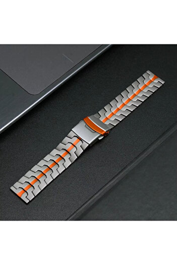 Choice Huawei GT3 3Pro 46mm Titanium Orange Titanium Metal Strap For Huawei Watch GT 5 Pro 46mm Luxury 22mm