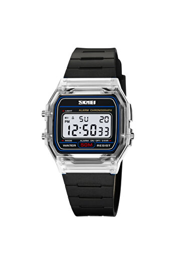 Skmei white black 2056 Electronic Watch for Men Women Waterproof Sport Calendar Date Wristwatch Coun