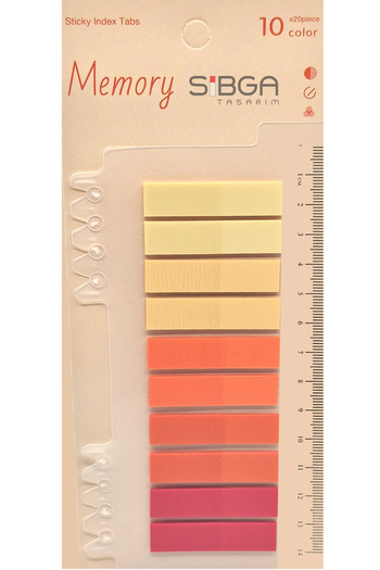 sibga tasarım Transparent Colored Postit Post-it Post It.Bookmark Bookmark Postit Sticker Note Paper 200 Sheets