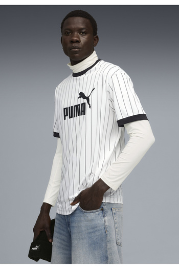 Puma Ανδρικό Ριγέ Τζέρσεϊ Essentials