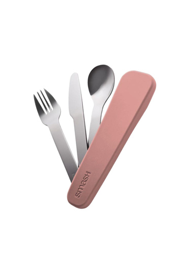 Smash Stainless Steel Durable Cutlery Set with Pouch