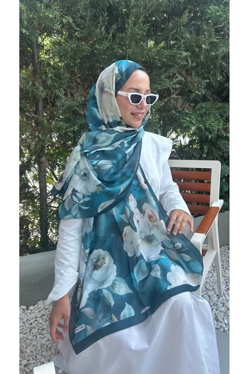 Ahsenhijab Model retro Bumbac Soft Wrap Seria de vară