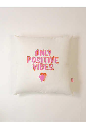 Galia Tasarım Only Positive Vibes Pillow Case 45X45 cm