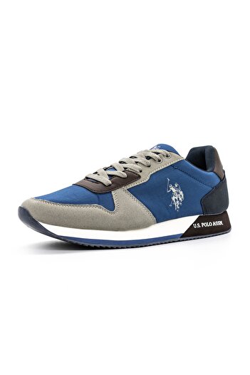 U.S. Polo Assn. Pantofi Sport Barbati NOBIL011 Albastru-Gri U.S.POLO ASSN