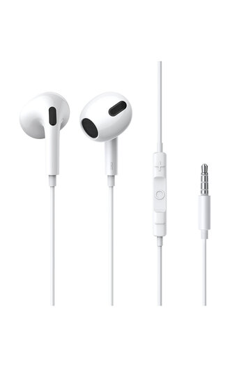 Baseus Słuchawki przewodowe Encok H17 minijack 3.5mm biały
