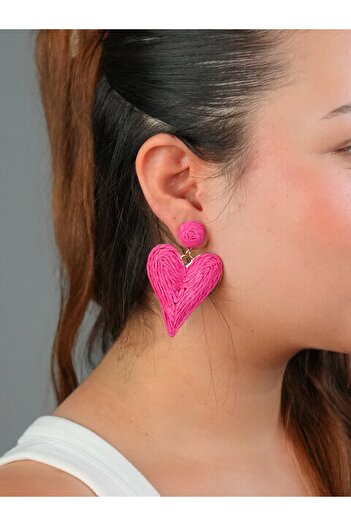 Sumen Butik Heart Figured Dangle Summer Earrings
