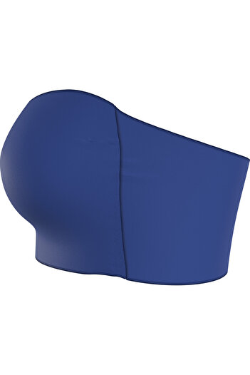 Calvin Klein BANDEAU Kadın Mavi Bikini Üstü