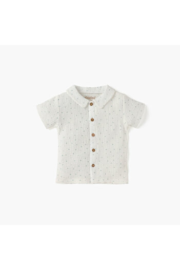 giggles Star Print Shirt and Shorts Set