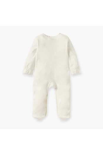 giggles Printed Closed Feet Sleepsuit with Long Sleeves