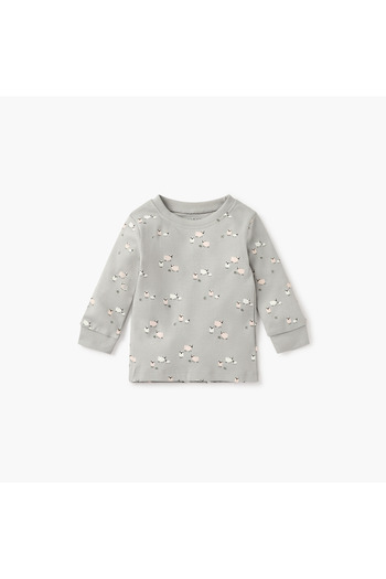 Juniors Animal Print T-shirt and Pyjama Set