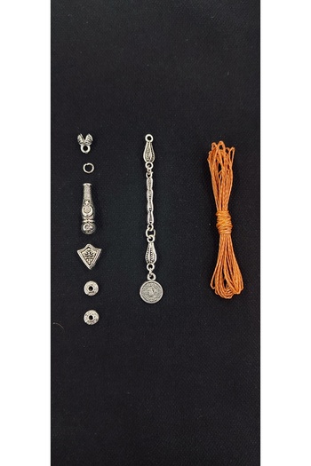 QELA COLLECTION Epoxy Natural Stone Prayer Beads Tassel Set Can Make 5 Prayer Beads