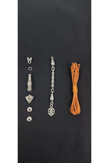 QELA COLLECTION Epoxy Natural Stone Prayer Beads Tassel Set Can Make 5 Prayer Beads